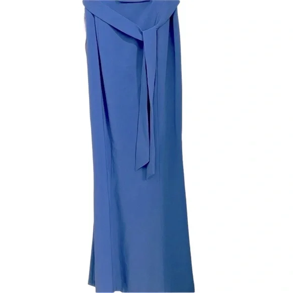 NEW Kay Unger NEW YORK Cecily V-Neck tie GOWN size 6 - Picture 6 of 9